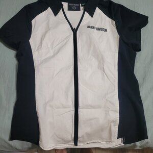 Womens Harley Front Zip Top